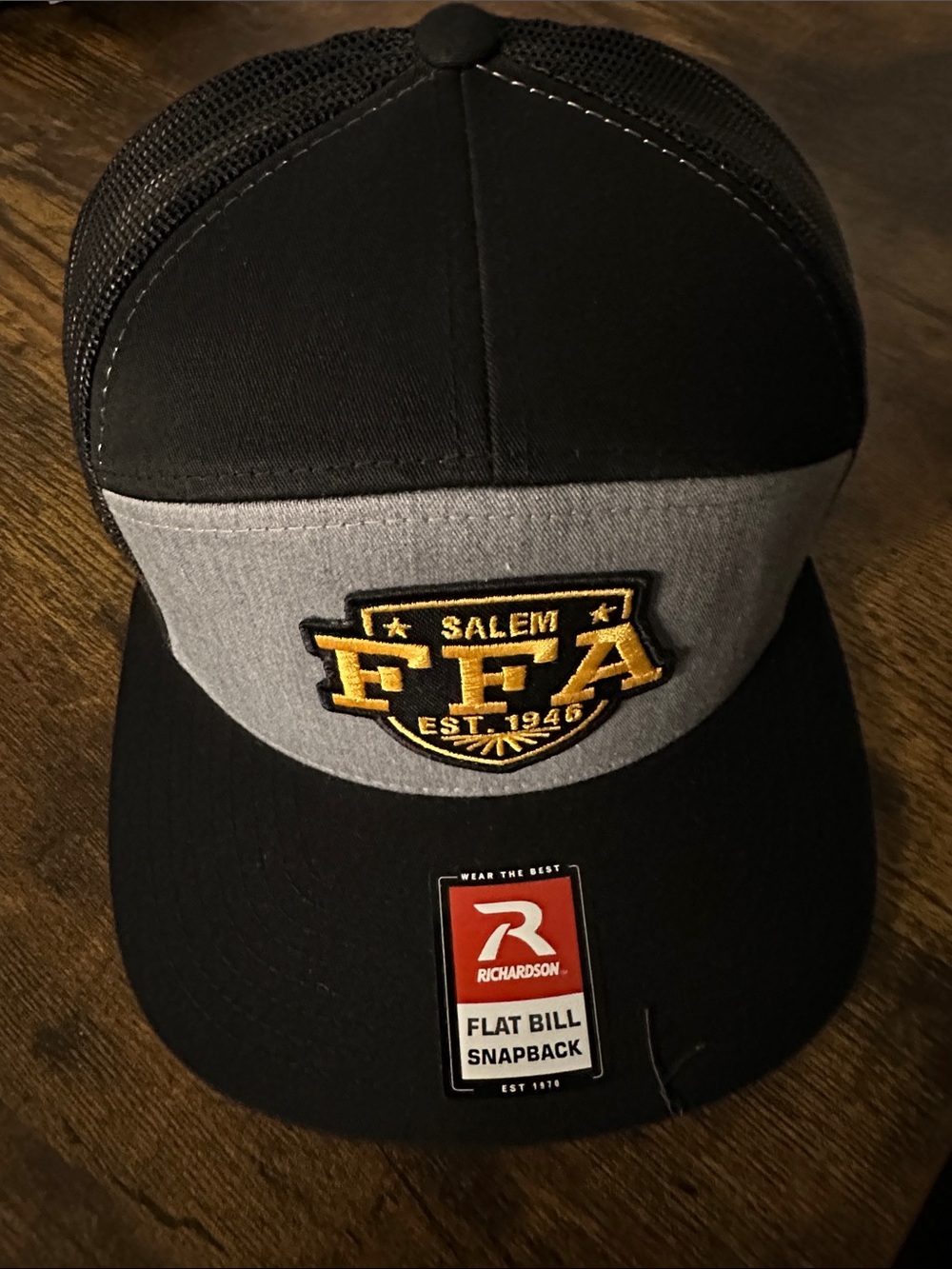 Salem FFA Black & Gray Snapback Hat
